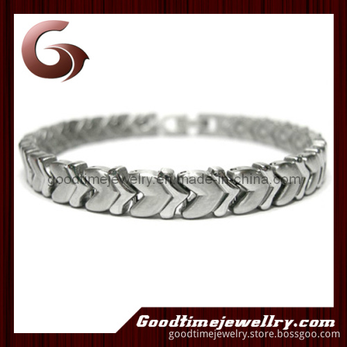 Classic Stainless Steel Magnetic Bracelet (GSB-035)